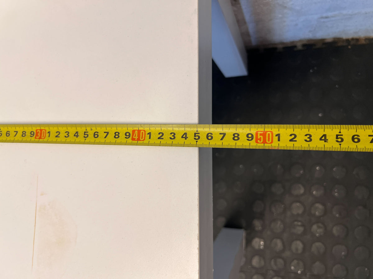 Chic Light Grey Square Side Table - Versatile Accent Piece - 2ndhandwarehouse.com