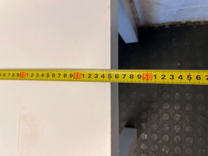 Chic Light Grey Square Side Table - Versatile Accent Piece - 2ndhandwarehouse.com