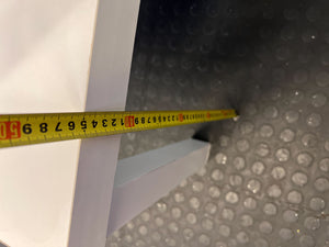 Chic Light Grey Square Side Table - Versatile Accent Piece - 2ndhandwarehouse.com