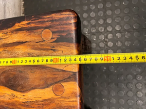 Chunky Rustic Wooden Side Table — Good Working Order