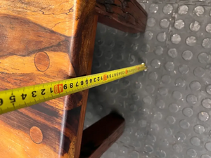 Chunky Rustic Wooden Side Table — Good Working Order