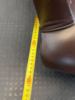 Classic Brown Leather 2-Seater Sofa - Timeless Comfort