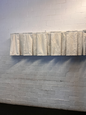 Classic Cream Pleated Curtain Valance - 2ndhandwarehouse.com