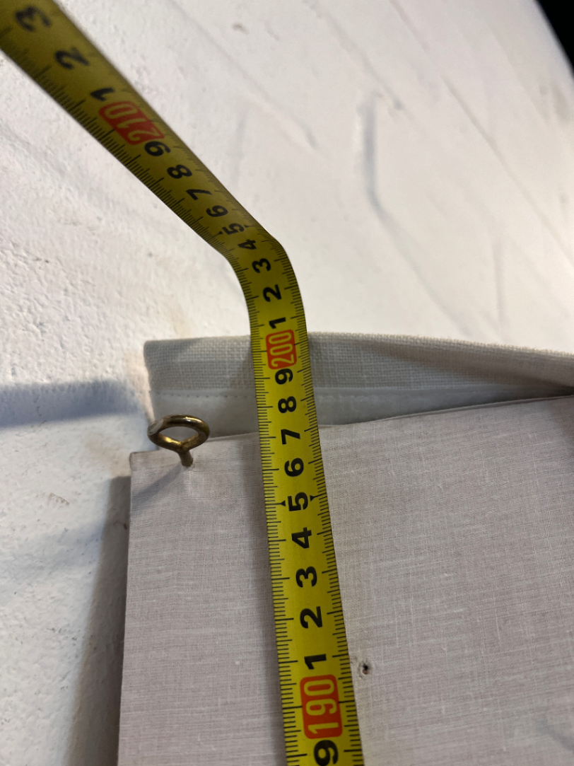 Classic Cream Pleated Curtain Valance - 2ndhandwarehouse.com