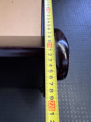 Classic Dark Sleigh Bed Frame