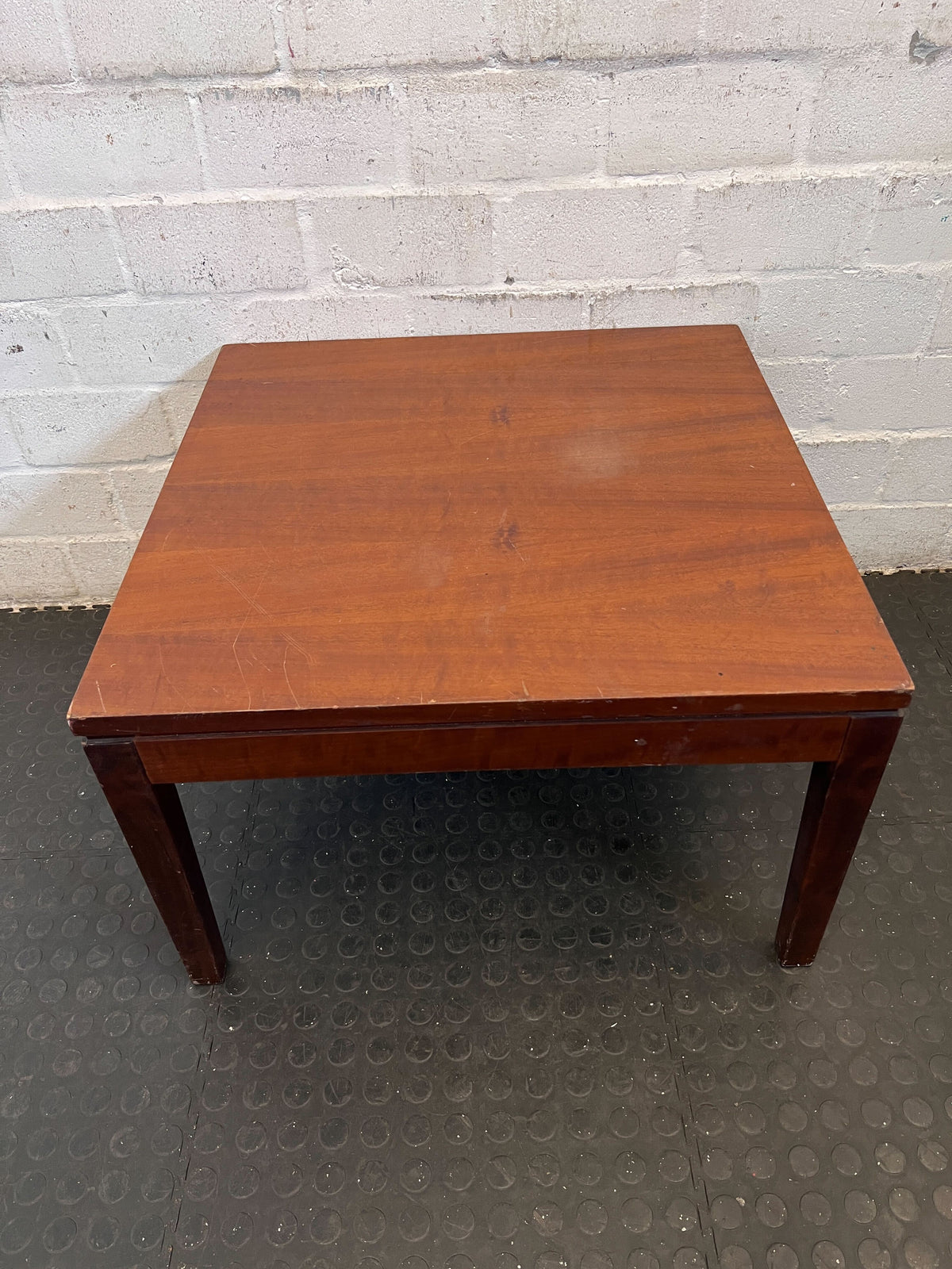 Classic Dark Wood Side Table | 70 x 70cm - REDUCED