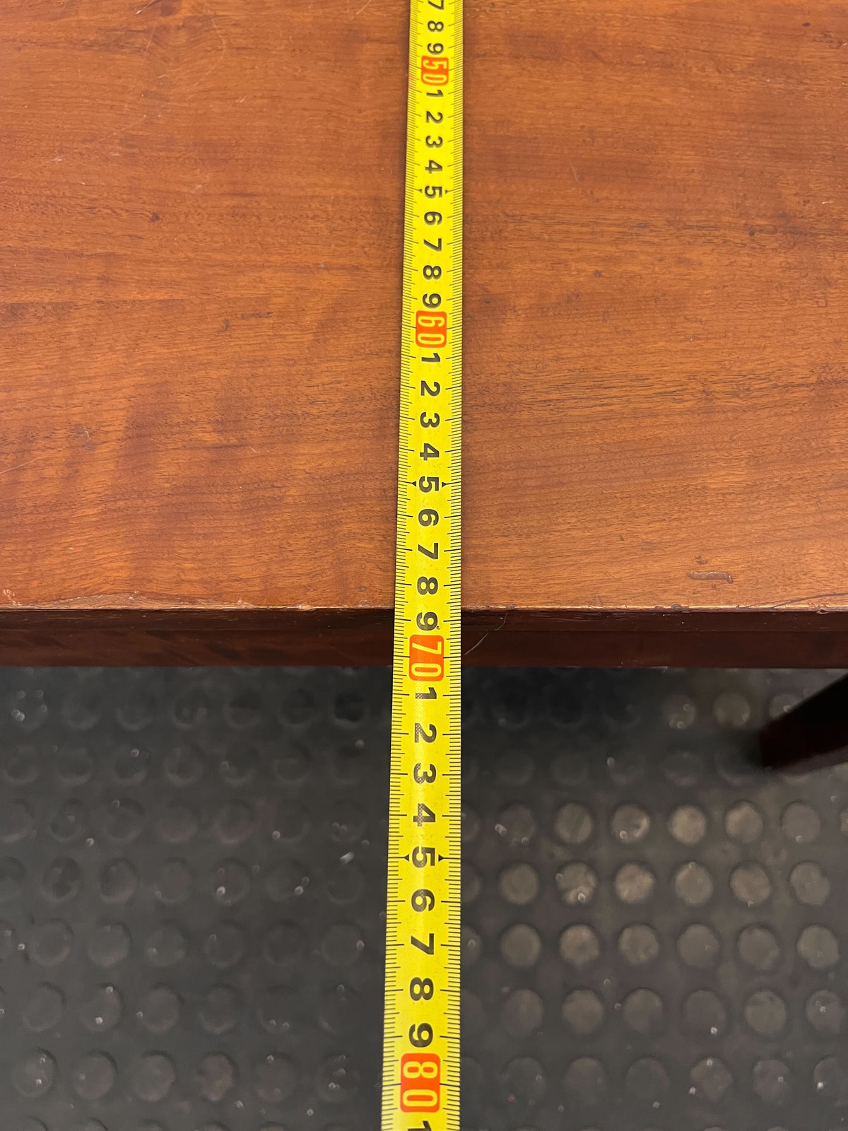 Classic Dark Wood Side Table | 70 x 70cm - REDUCED