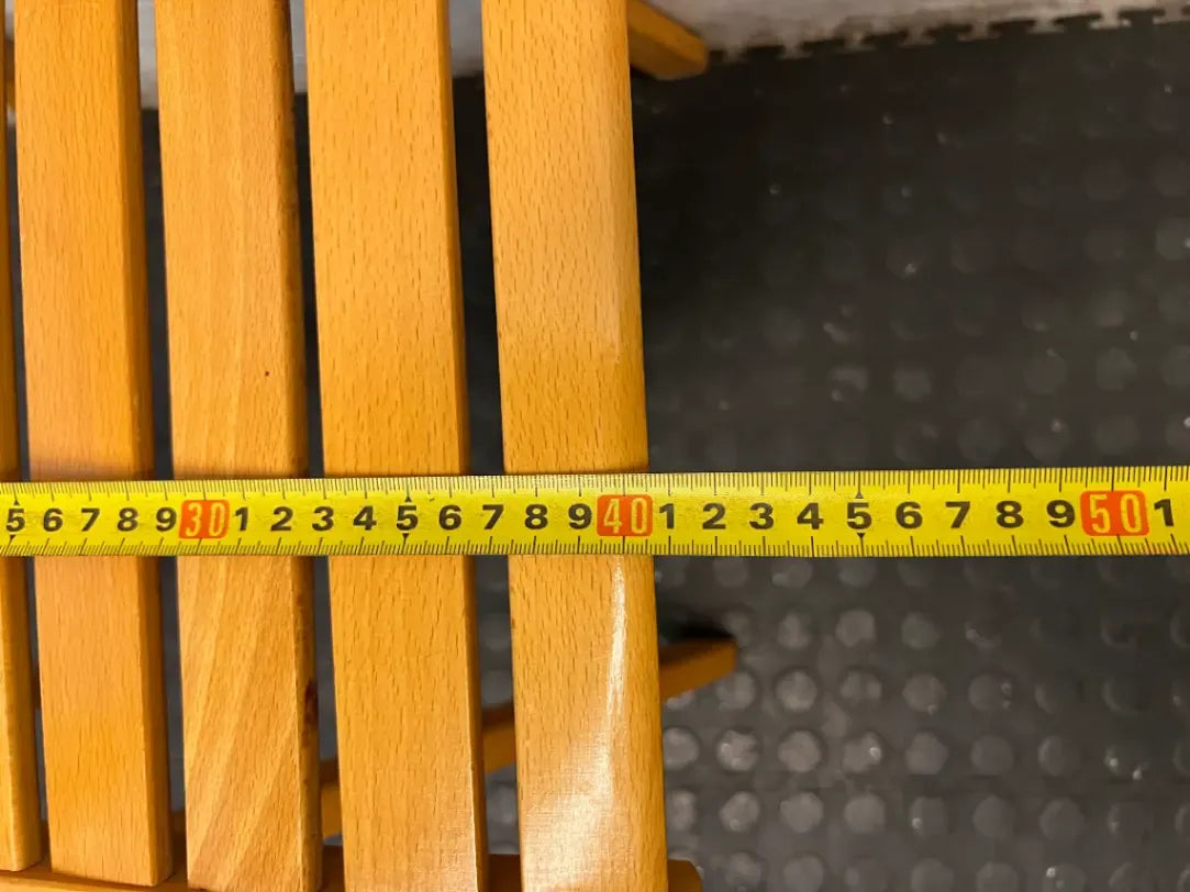 Classic Honey-Toned Wooden Folding Chair - 2ndhandwarehouse.com