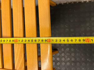 Classic Honey-Toned Wooden Folding Chair - 2ndhandwarehouse.com