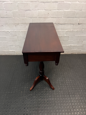 Classic Mahogany-Finish 2-Drawer Side Server — Well-Maintained Condition - 2ndhandwarehouse.com