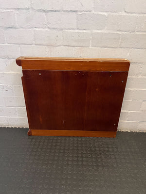 Classic Single Wooden Headboard Minor Scratches – Rich Cherry Finish