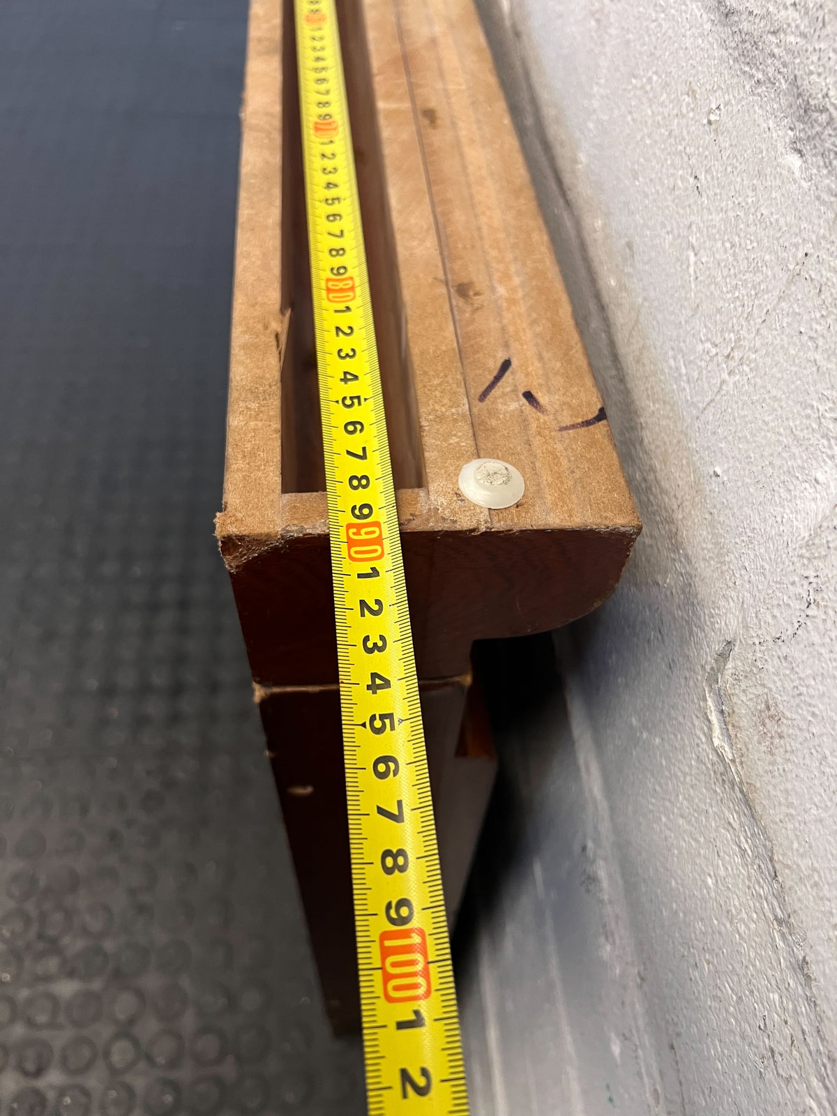 Classic Single Wooden Headboard Minor Scratches – Rich Cherry Finish