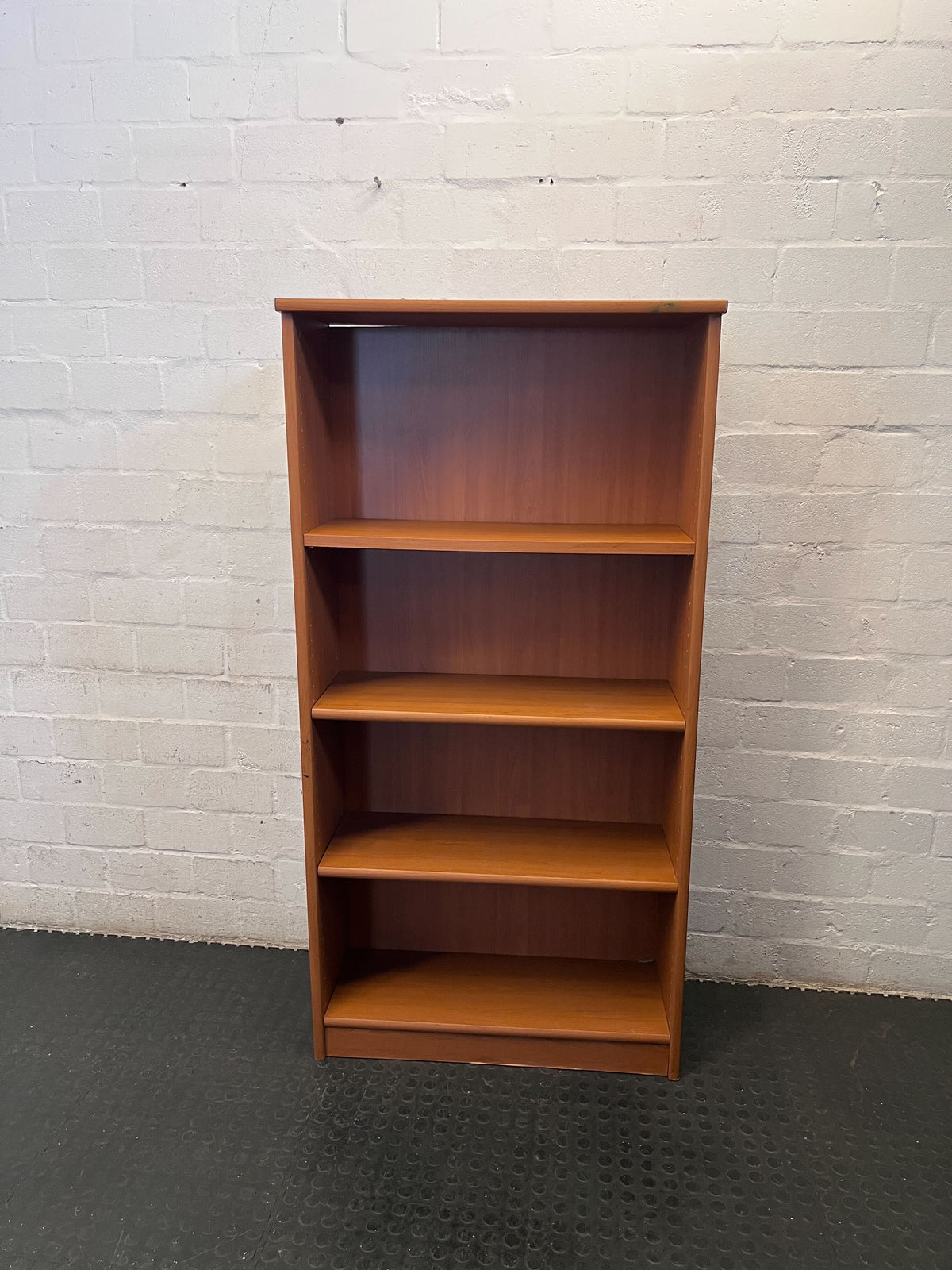Classic Wooden Bookcase with 4 Shelves - 2ndhandwarehouse.com