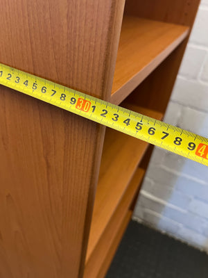 Classic Wooden Bookcase with 4 Shelves - 2ndhandwarehouse.com