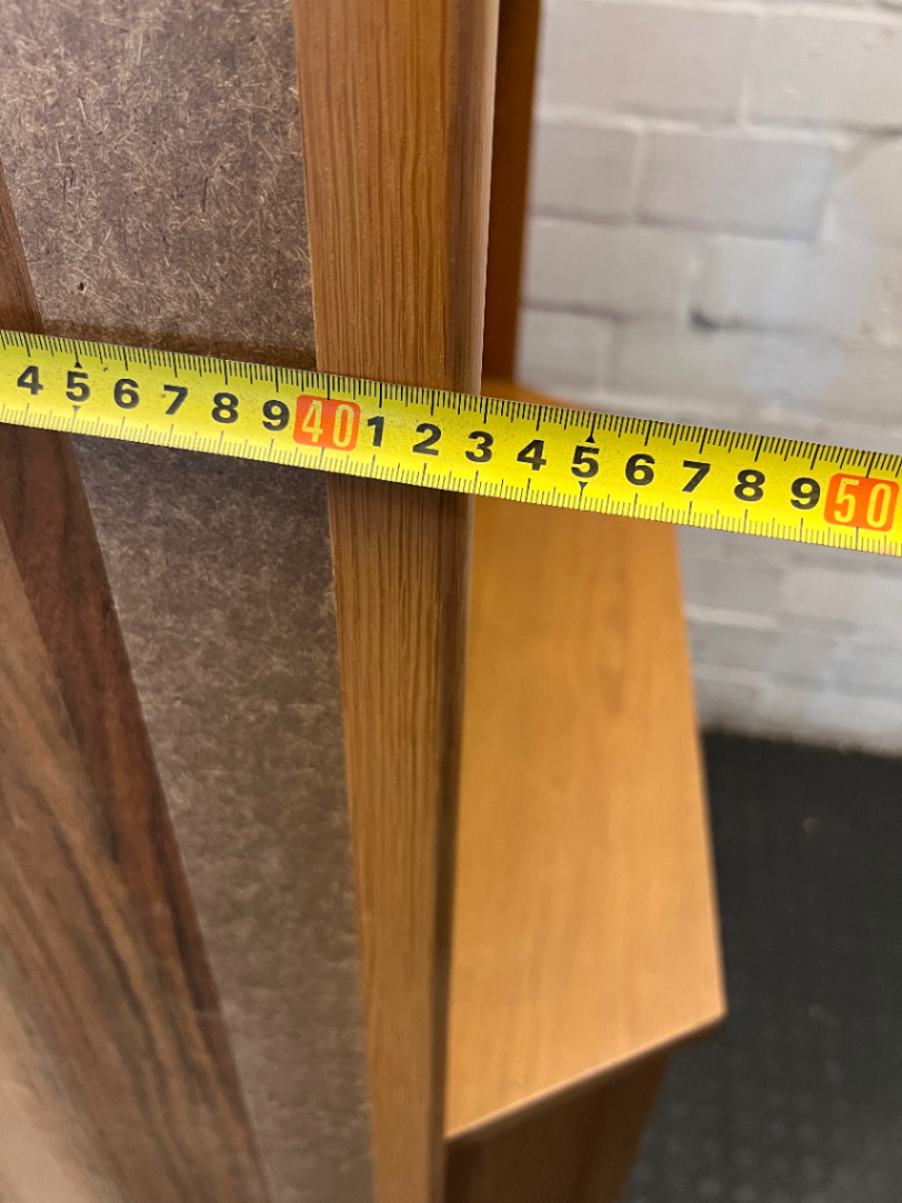 Classic Wooden Display Cabinet & Bookshelf with Bottom Cupboard - 2ndhandwarehouse.com