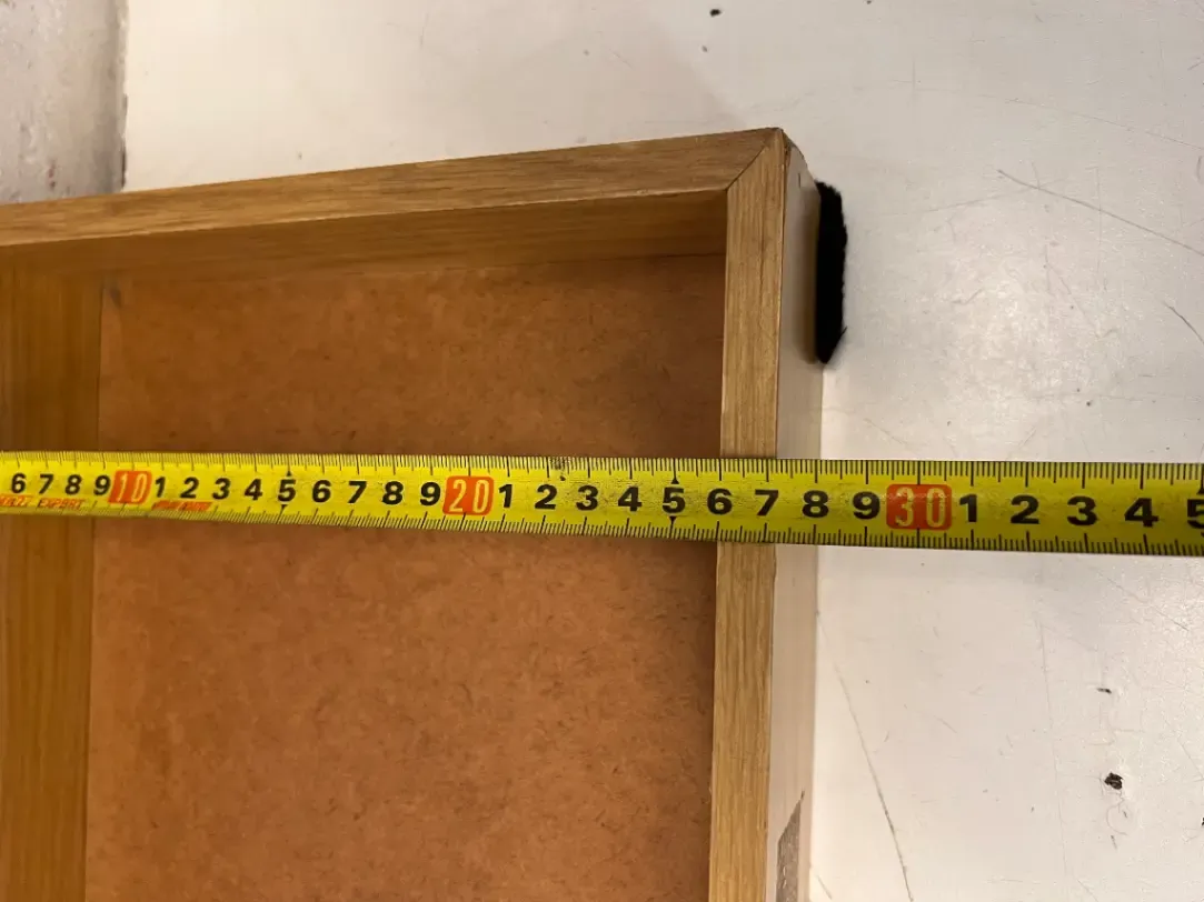 Classic Wooden Letter Tray - Small Mark on Front Corner - 2ndhandwarehouse.com