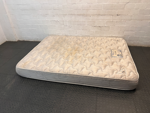 Cloud Nine Classic Extra Length Double Mattress — Well Used with Significant Staining