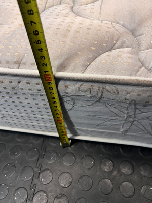 Cloud Nine Classic Extra Length Double Mattress — Well Used with Significant Staining