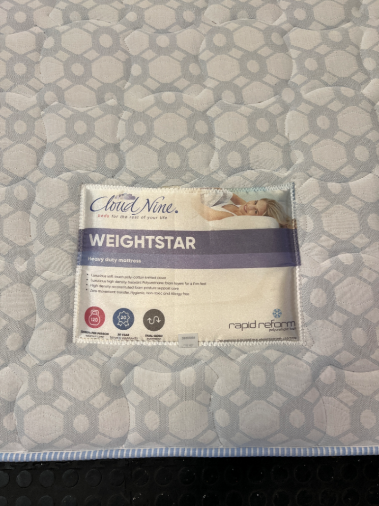 Cloud Nine Weightstar Double Mattress — Clean Condition