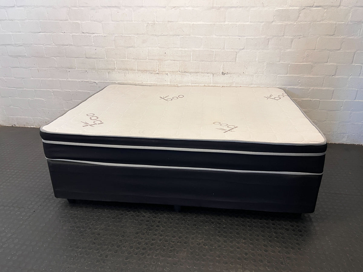 Comfortable Bamboo Mattress & Base Set - Double Size - 2ndhandwarehouse.com