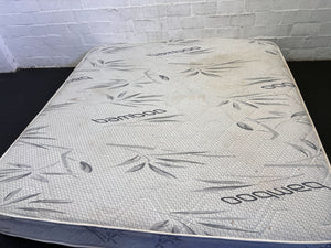 Comfortable Bamboo King Mattress – Good Condition, Minor Signs of Use - 2ndhandwarehouse.com