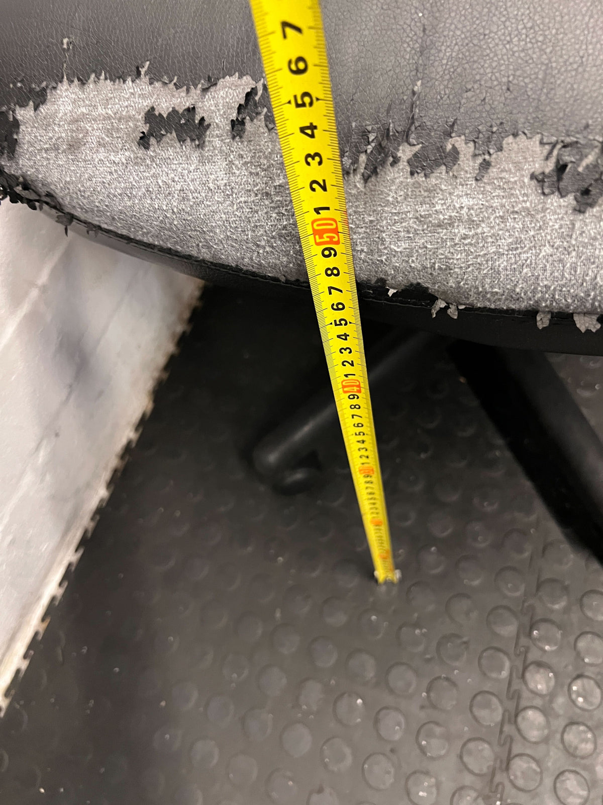 Comfortable Black Executive Office Chair with Minor Wear