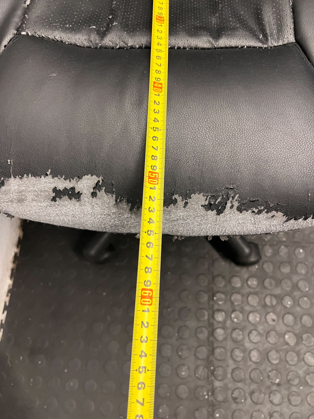 Comfortable Black Executive Office Chair with Minor Wear