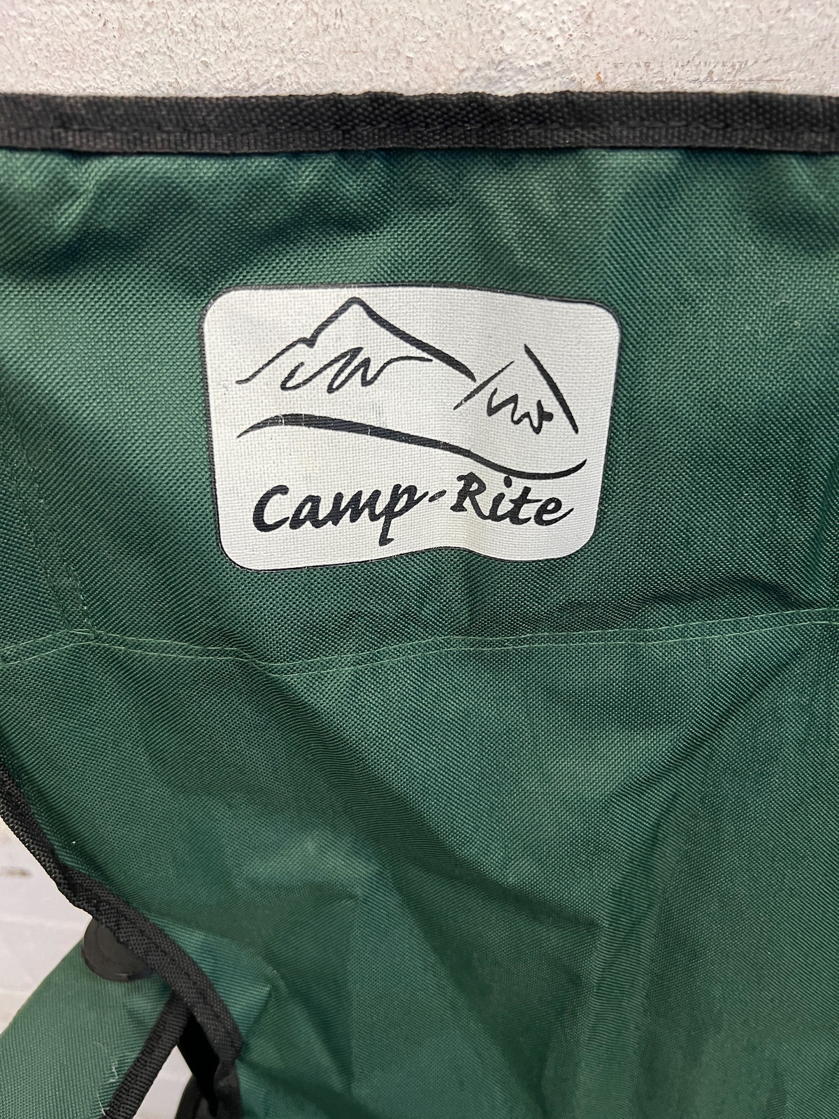 Comfortable Green Camp Chair with Cup Holder