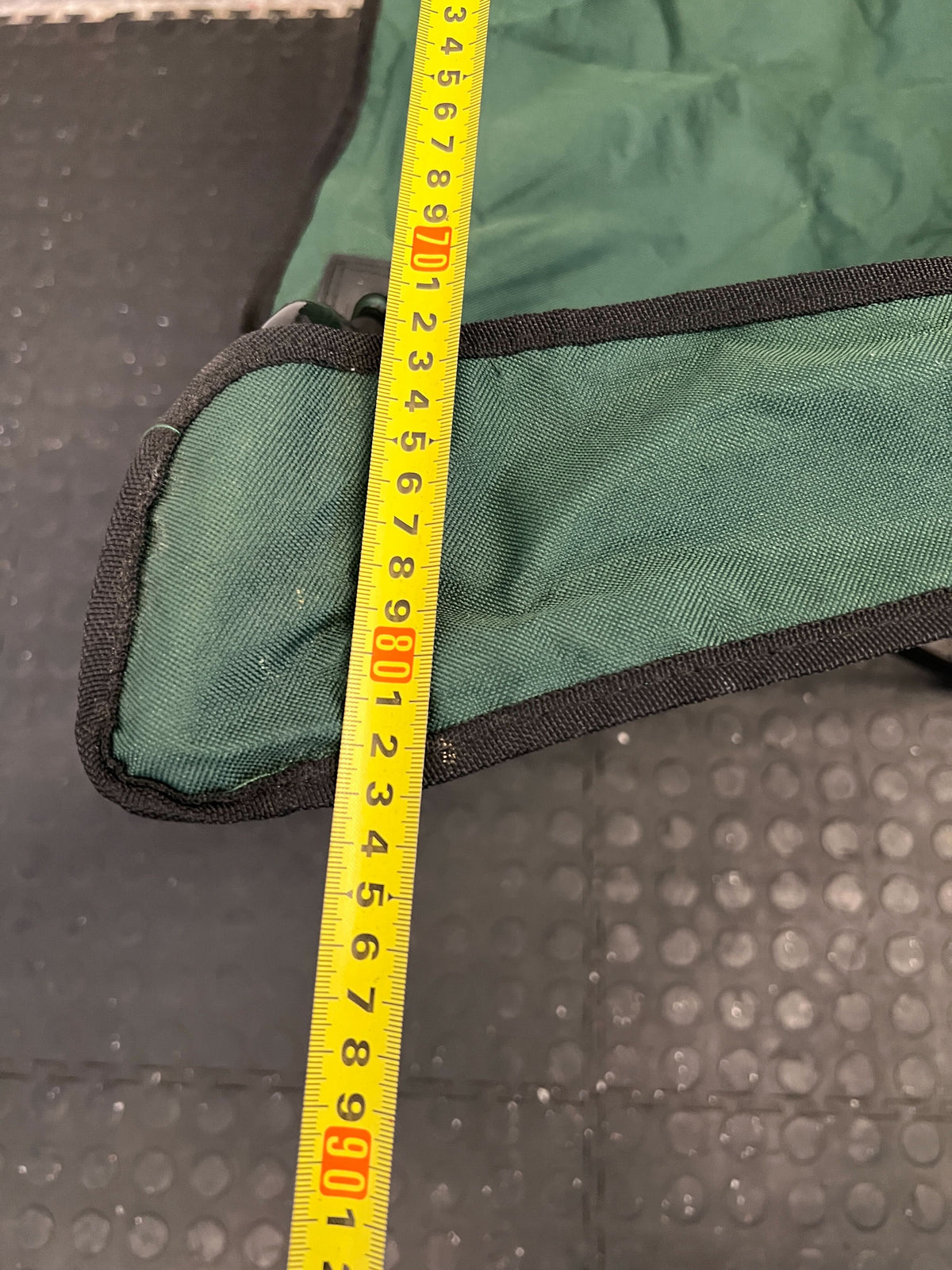 Comfortable Green Camp Chair with Cup Holder