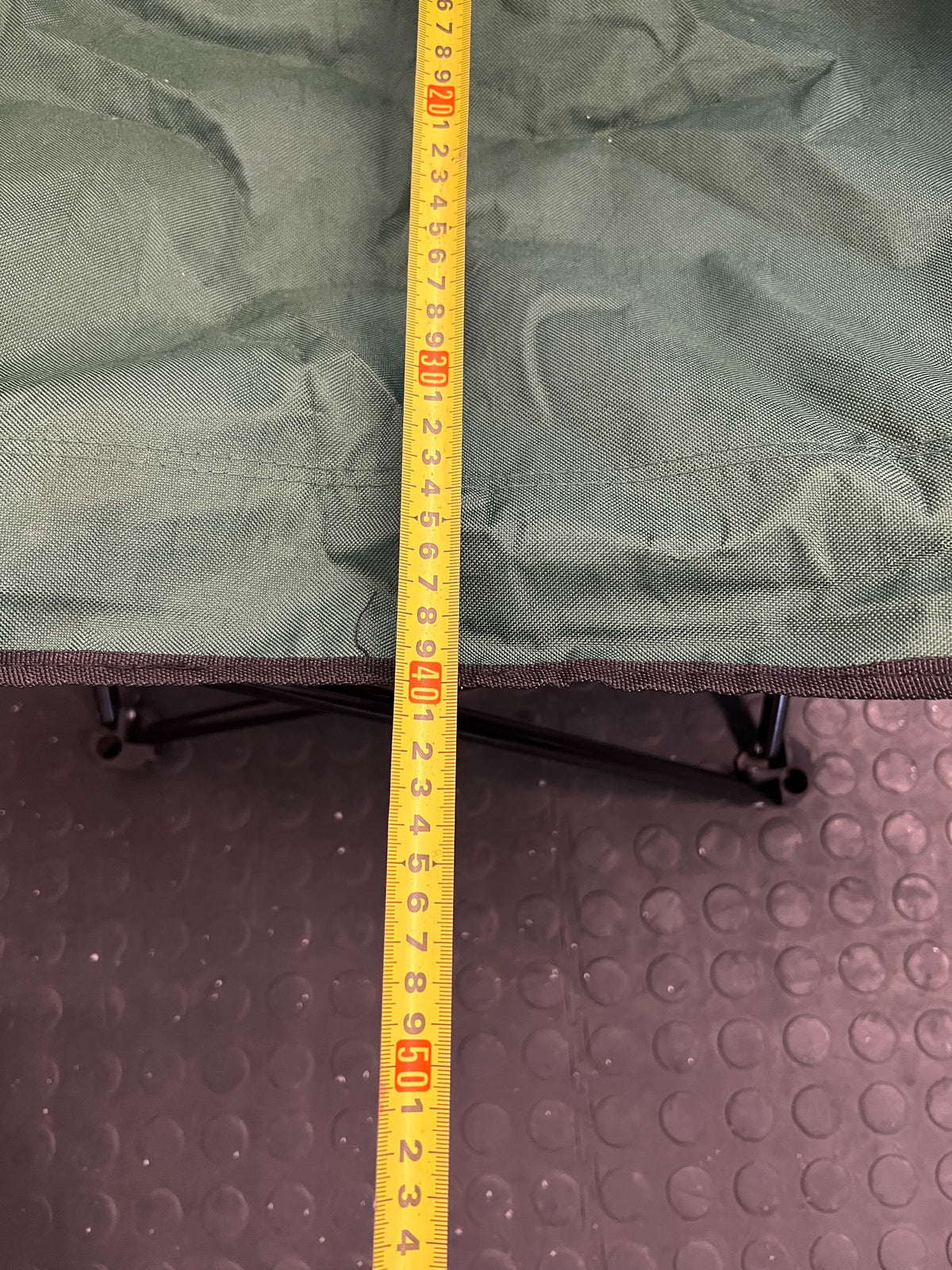 Comfortable Green Camp Chair with Cup Holder