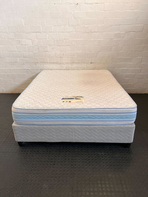 Comfortable Queen Mattress & Base Set - Good Condition