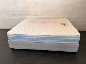 Comfortable Queen Mattress & Base Set - Good Condition