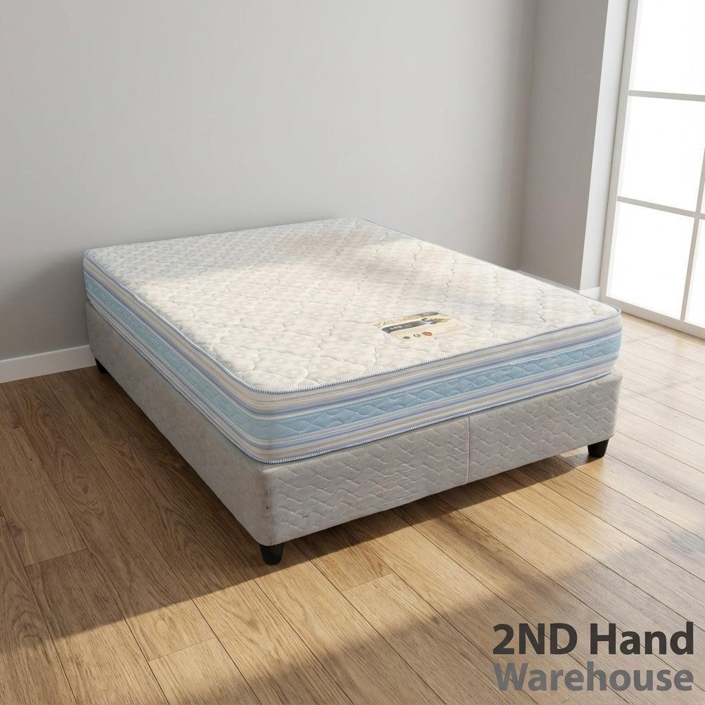 Comfortable Queen Mattress & Base Set - Good Condition