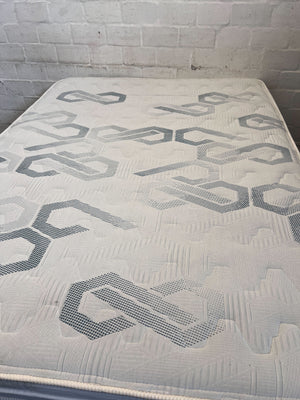 Comfortable Queen Mattress & Upholstered Base Set