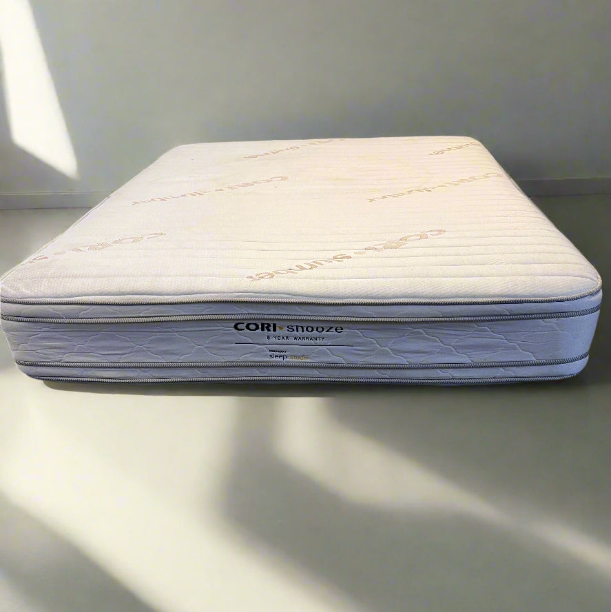Comfortable Queen Sized Extra Length Mattress with Minor Wear