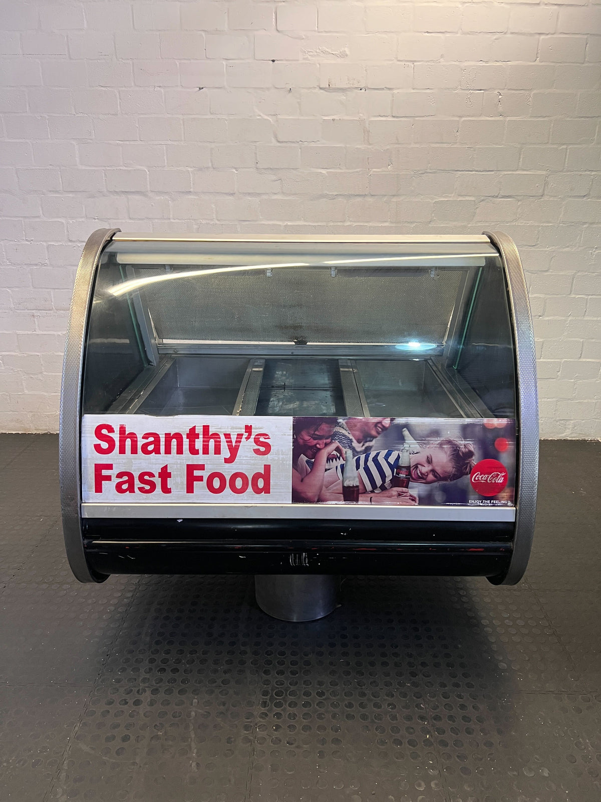 🌟 Commercial Display Food Warmer - Glass and Stainless Steel, Well-Loved