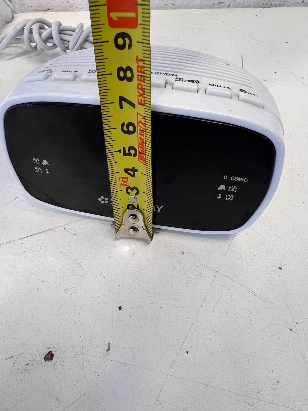 Compact Safeway Digital Alarm Clock with Minor Scratches - 2ndhandwarehouse.com