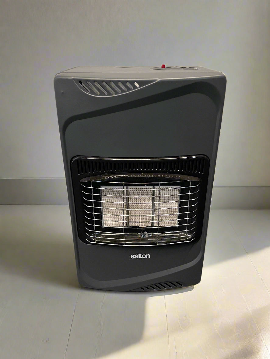 Compact Salton Gas Heater – Sleek Black, Efficient & Reliable