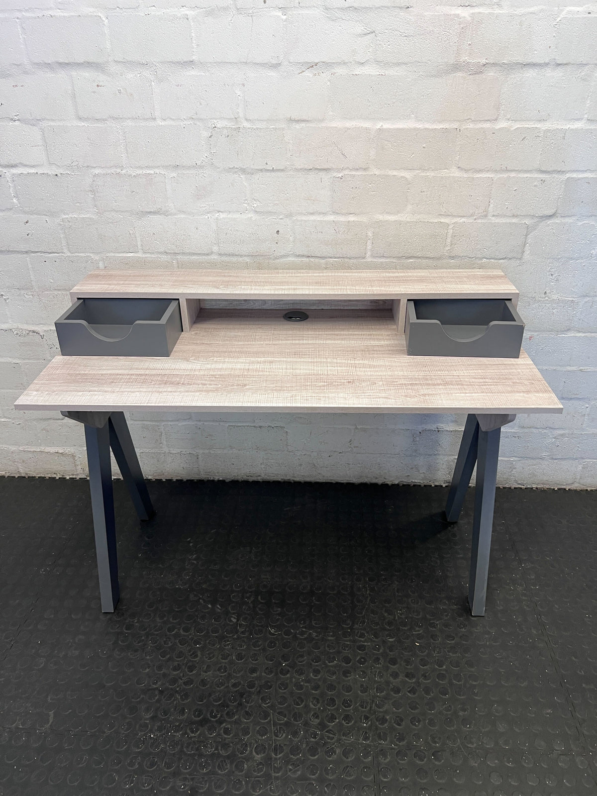 Compact Study Desk with Storage - 2ndhandwarehouse.com