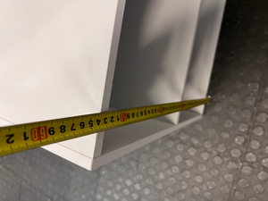 Compact White 2-Tier Shelving Unit