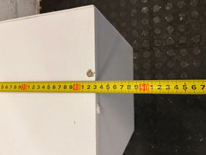 Compact White Wooden Shelf Unit – Versatile Storage Solution