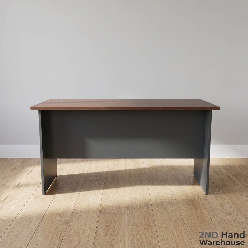 Compact Wood-Effect Office Desk