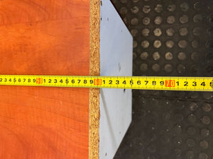 Compact Wood-Look Storage Cabinet with Modern Handles