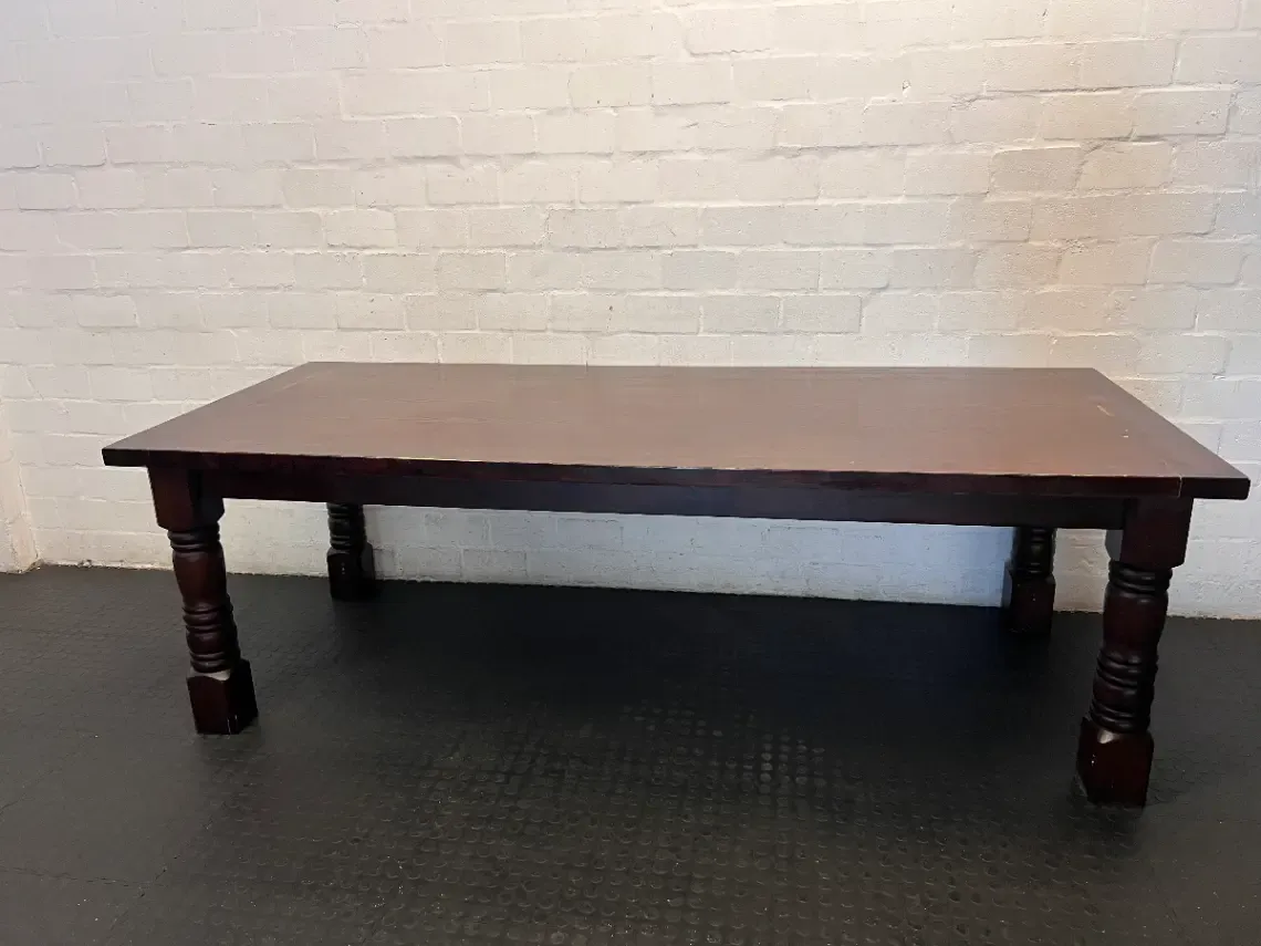 Coricraft 8-10 Seater Dining Table - Minor Edge Wear - 2ndhandwarehouse.com