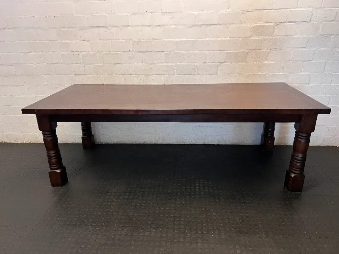 Coricraft 8-10 Seater Dining Table - Minor Edge Wear - 2ndhandwarehouse.com