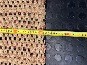 Coricraft Natural Woven Fiber Area Rug (240x160cm) — Fair Condition with Visible Wear