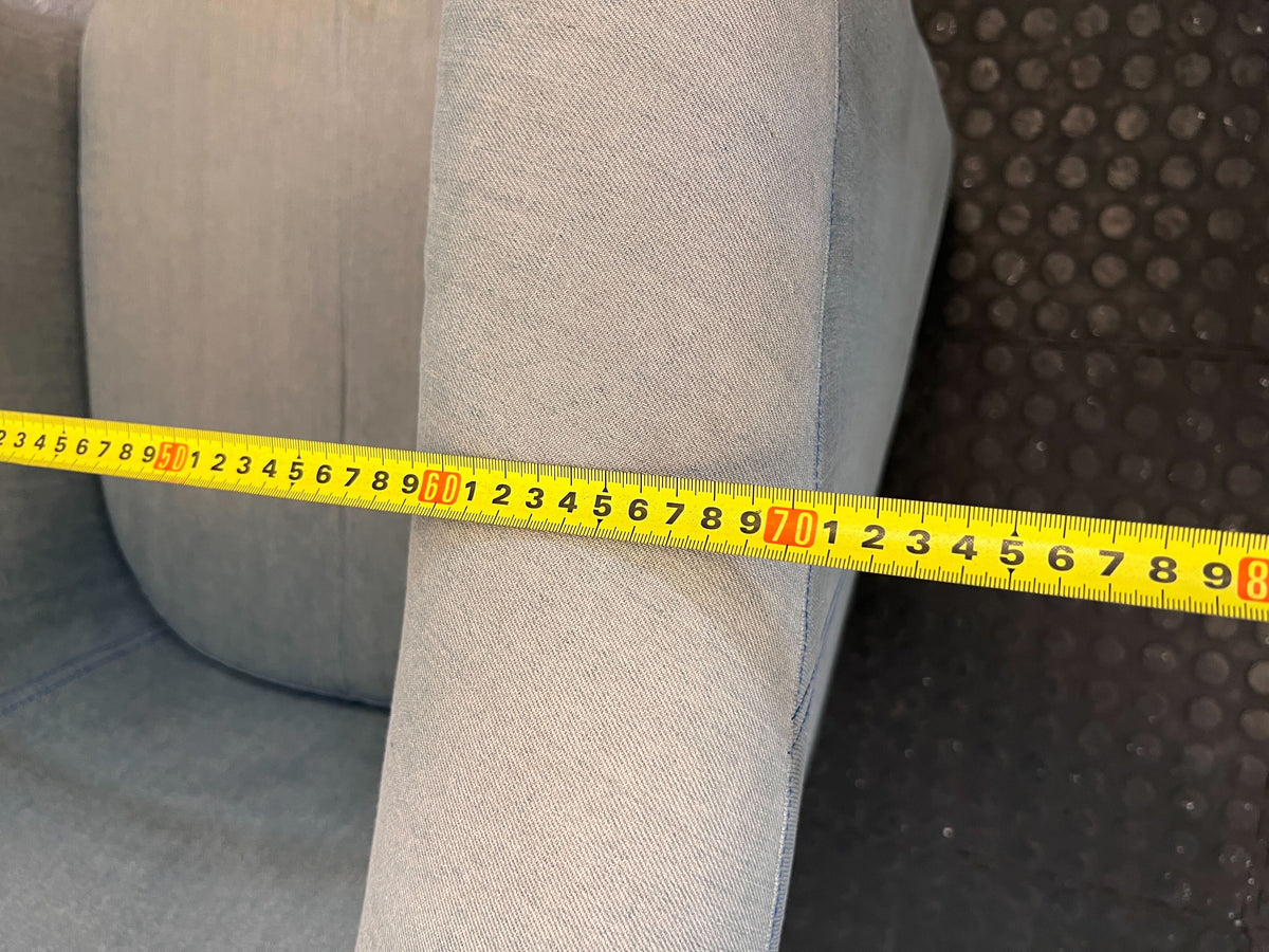 Cosy Light Blue Tub Armchair - Perfect for Reading Nooks - 2ndhandwarehouse.com