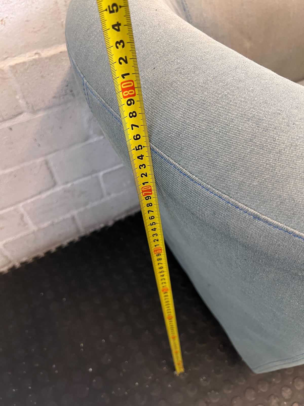 Cosy Light Blue Tub Armchair - Perfect for Reading Nooks - 2ndhandwarehouse.com