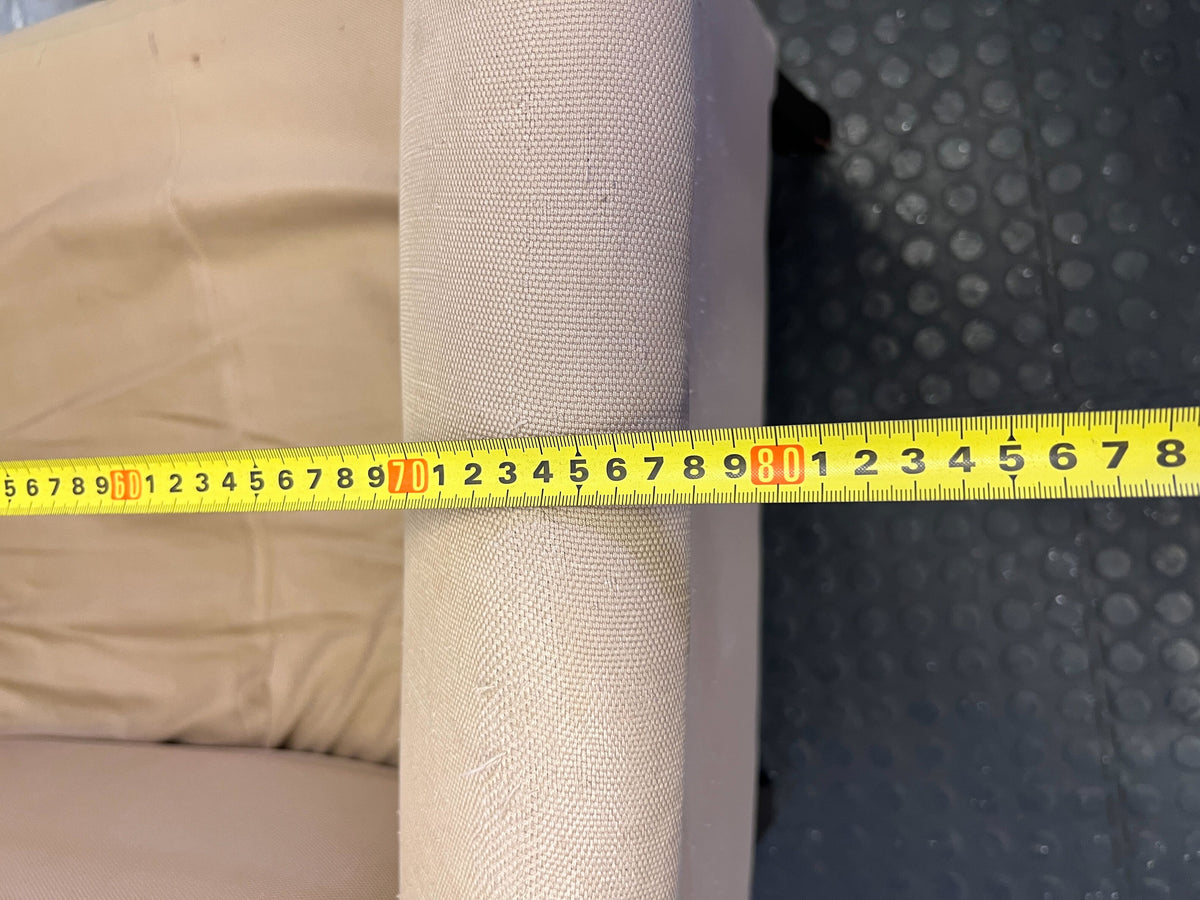 Cozy Beige Accent Armchair (Damaged)