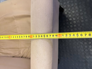 Cozy Beige Accent Armchair (Damaged)